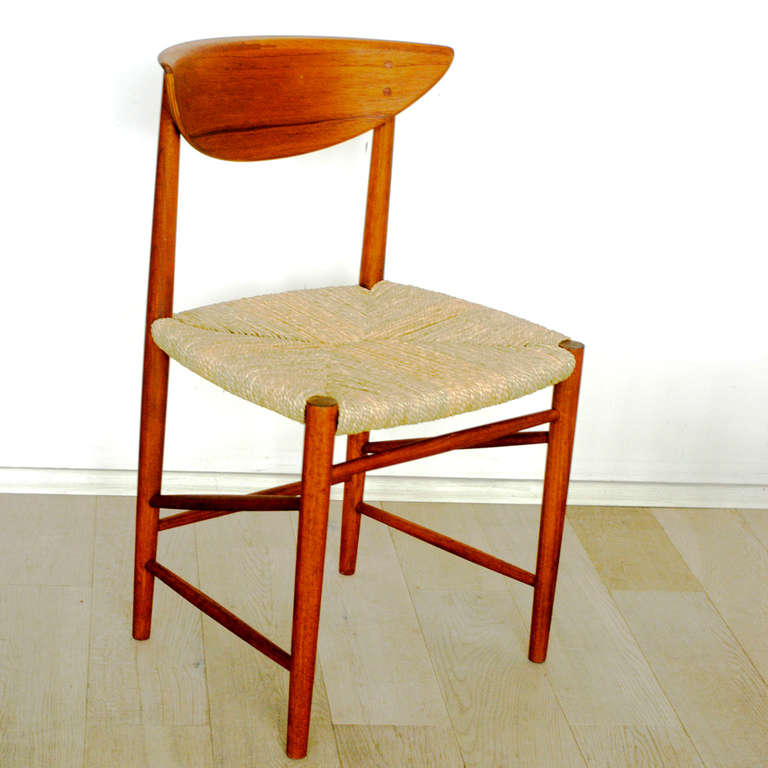 Set of Six Peter Hvidt Model 316 Teak Dining Chairs In Excellent Condition In Vienna, AT