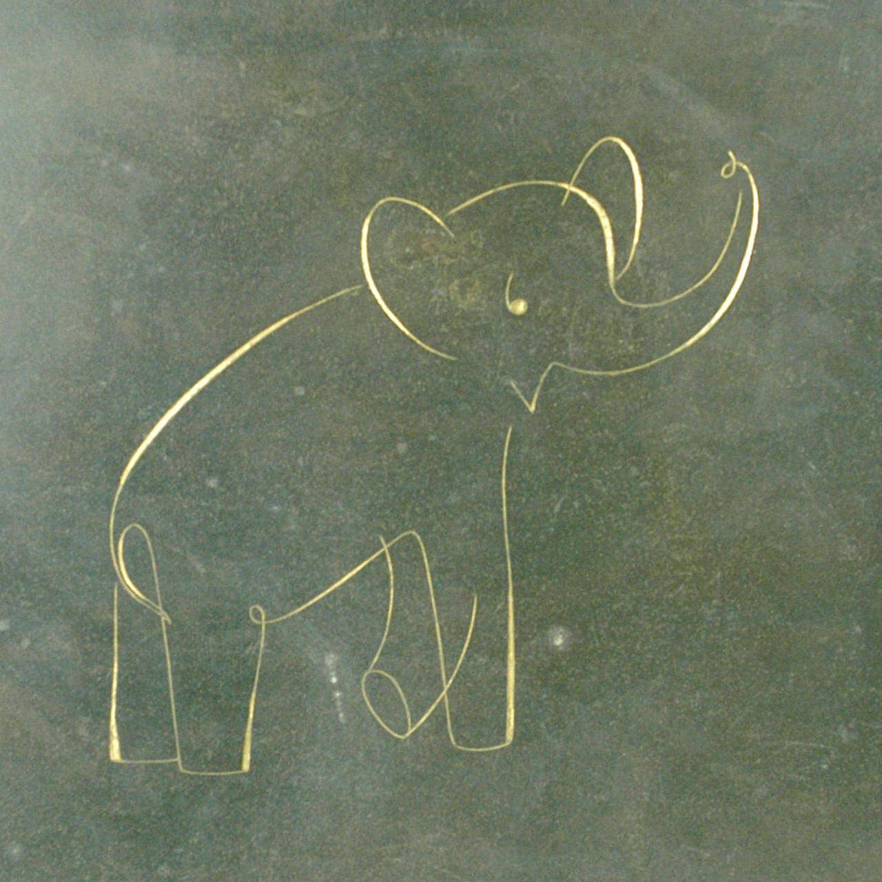 Brass Elephant Tray by Werkstätten Hagenauer, Vienna