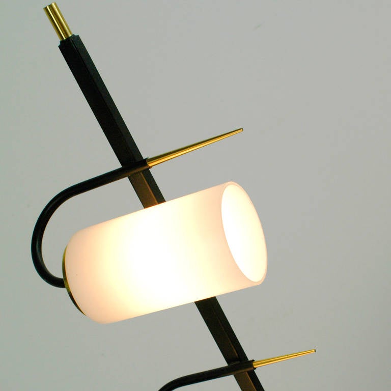 Mid-Century Modern Italian 1950s, Stilnovo  attributed Floor Lamp