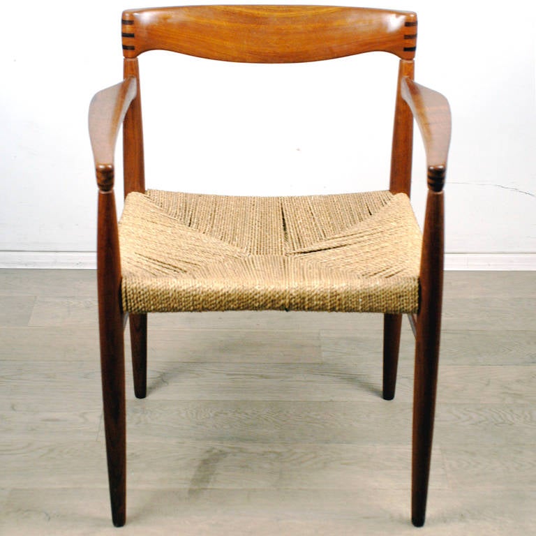 Rare Bramin Teak Armchair
