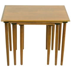 Set of Three Danish Teak Nesting Tables 3