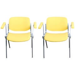 Two Castelli Stacking Armchairs by Giancarlo Piretti