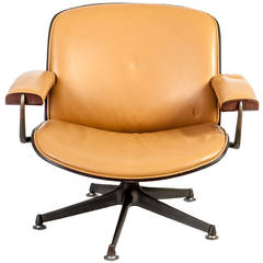 Ico Parisi Rosewood Lounge Chair by MIM Roma 10
