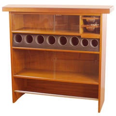 Danish Modern Teak Dry Bar by Heltborg Mobler