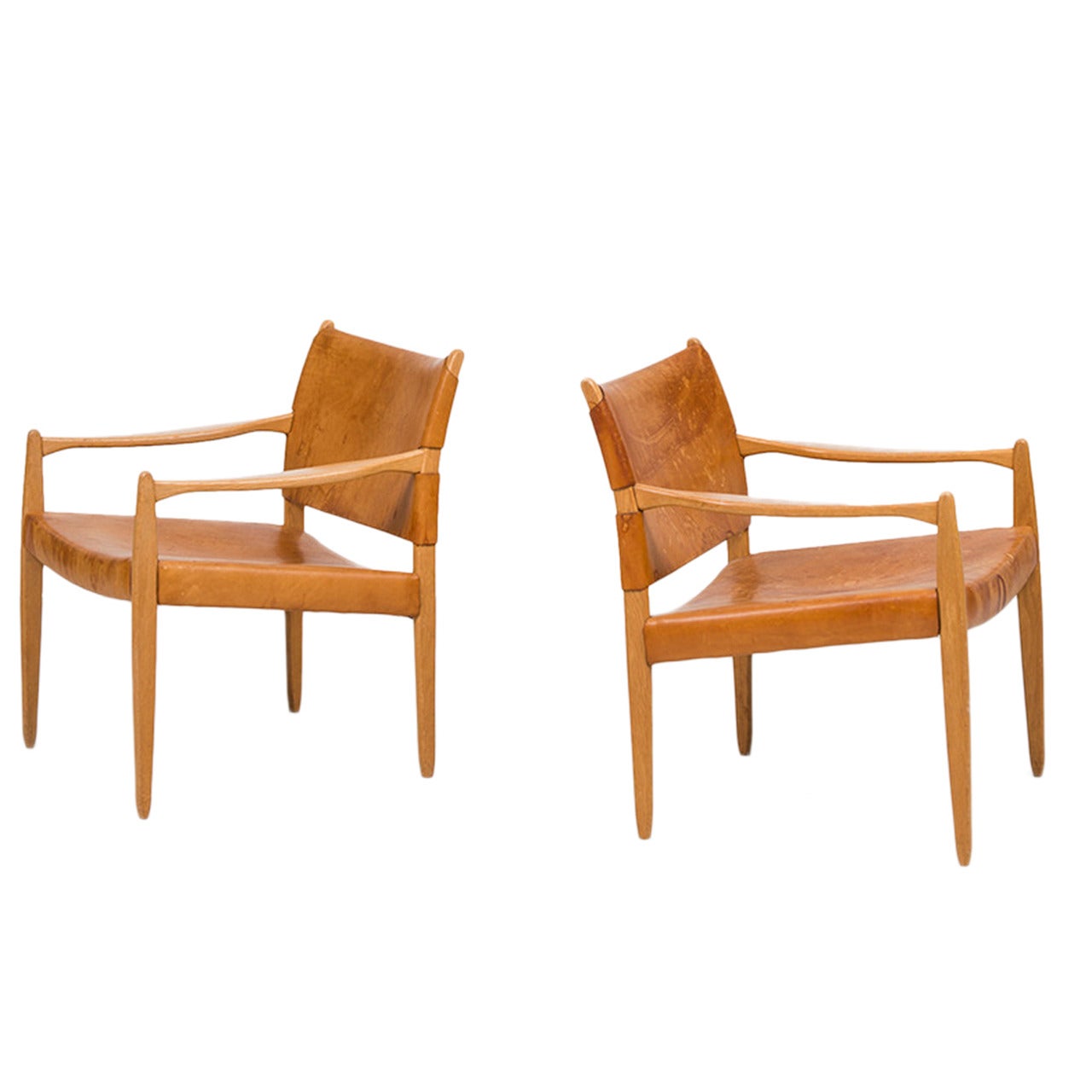 Per-Olof Scotte easy chairs model Premiär produced in Sweden