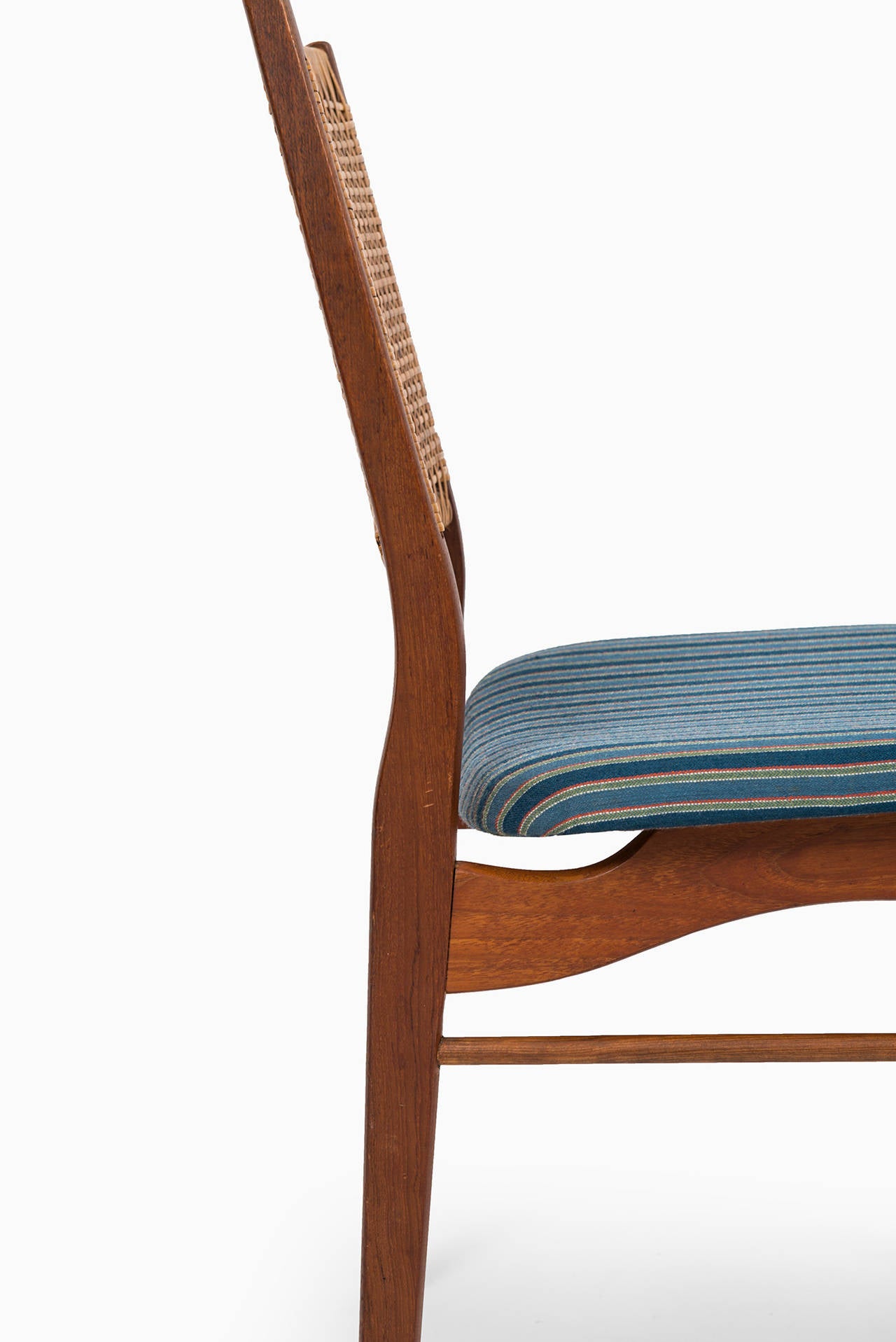 Woven Helge Sibast dining chairs model OS 2 by Sibast in Denmark