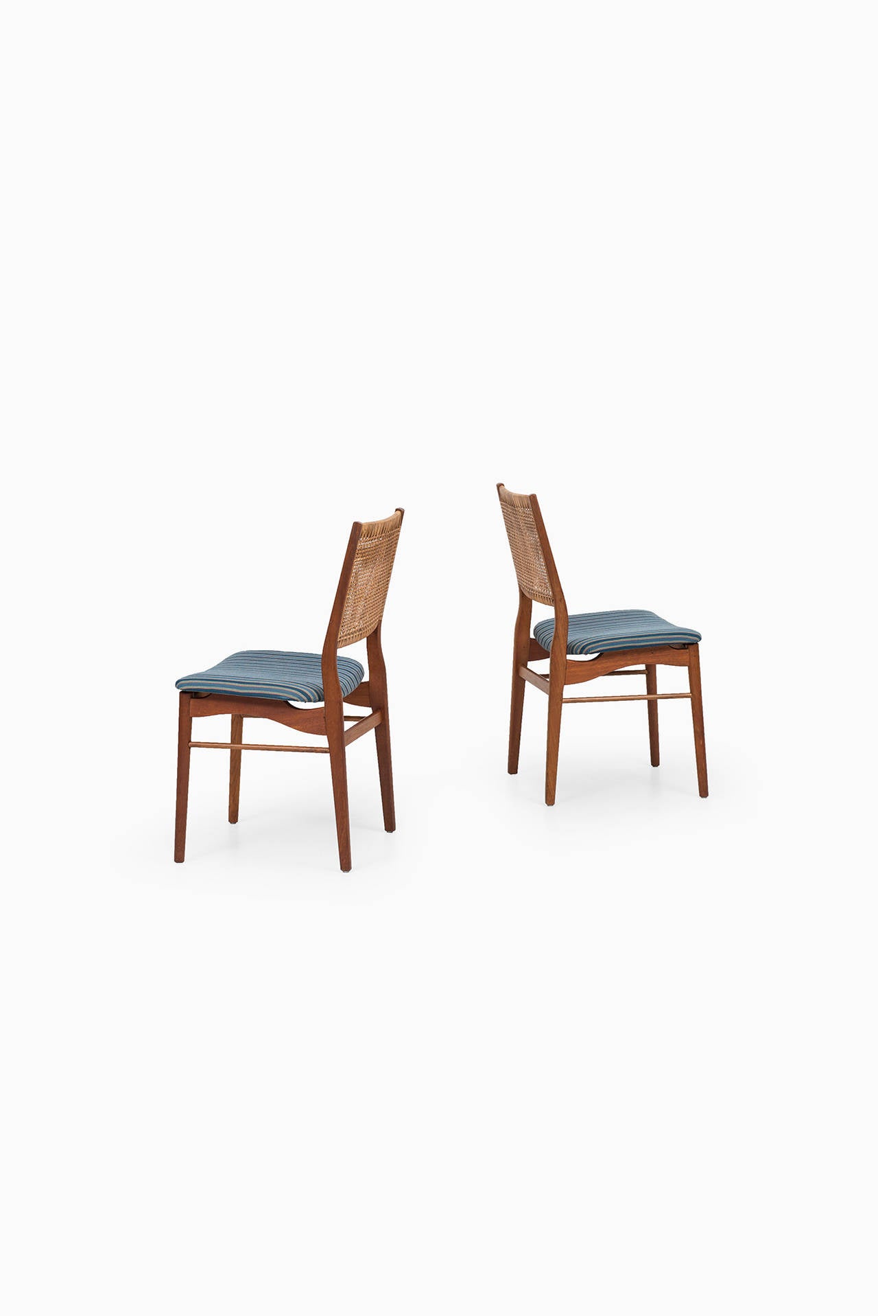 Cane Helge Sibast dining chairs model OS 2 by Sibast in Denmark