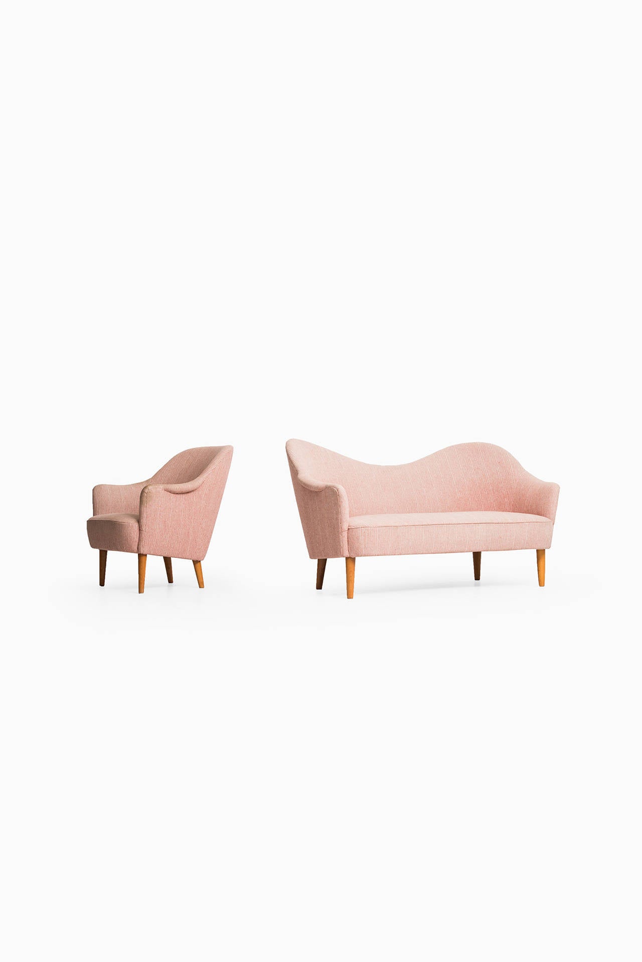 Mid-Century Modern Carl Malmsten Samspel sofa by O.H Sjögren in Sweden