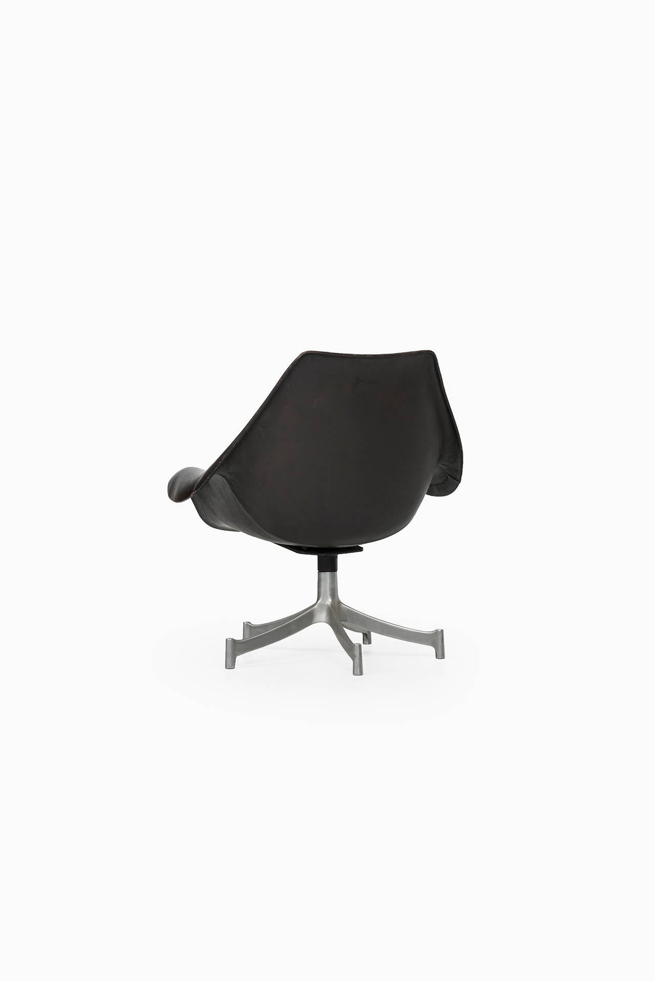 Aluminum Jørgen Lund & Ole Larsen office chair by Bo-Ex in Denmark