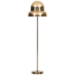 Mid century floor lamp in brass by Bergbom in Sweden