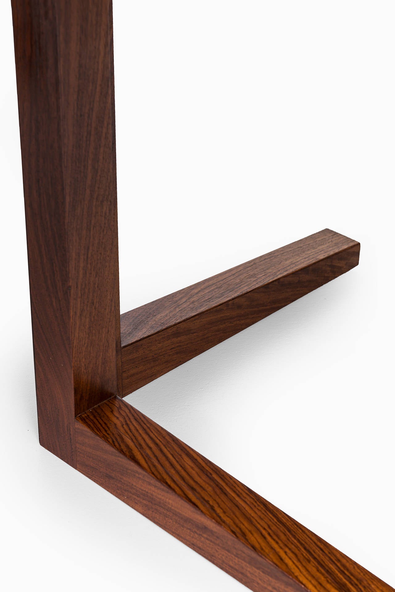 Rosewood John Mortensen dining table in rosewood by Heltborg møbler in Denmark