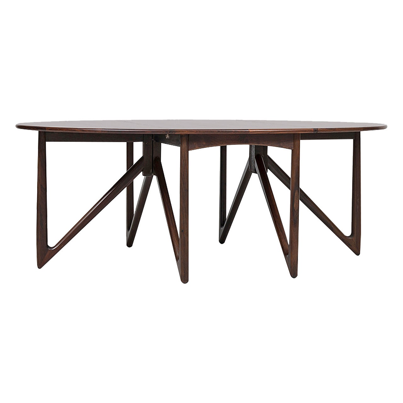 Kurt Østervig Gate Leg Dining Table by Jason Møbler in Denmark