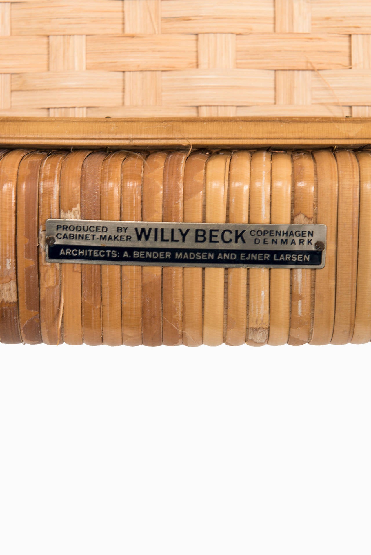 Aksel Bender Madsen and Ejnar Larsen Dining Chairs by Willy Beck in Denmark 4