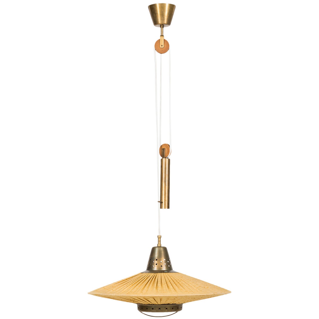 Ceiling Lamp Attributed to Hans Bergström, Produced by Bergbom, Sweden