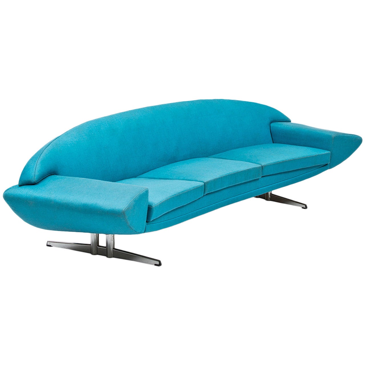 Johannes Andersen Sofa Model Capri by Trensum in Sweden