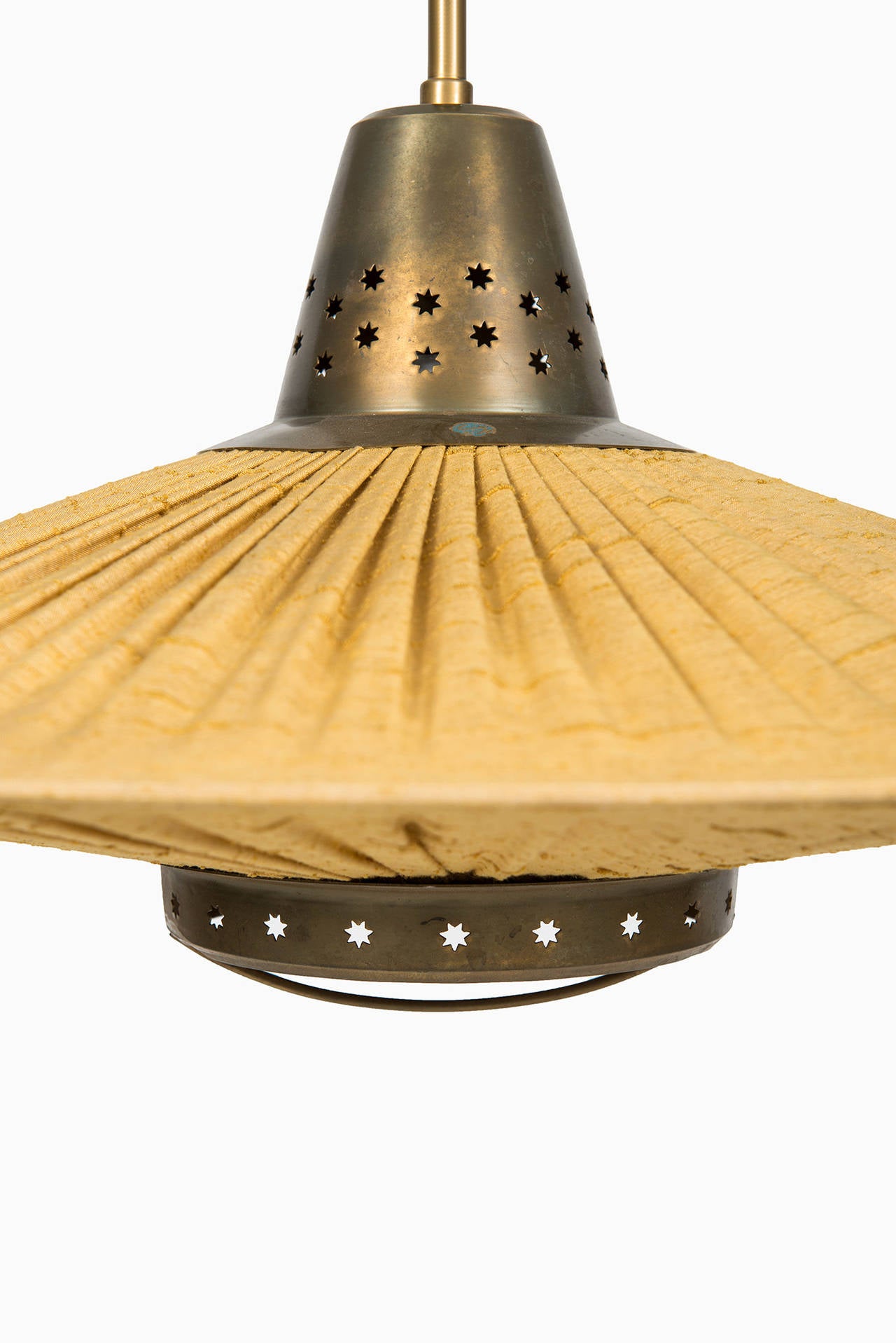 Swedish Ceiling Lamp Attributed to Hans Bergström, Produced by Bergbom, Sweden