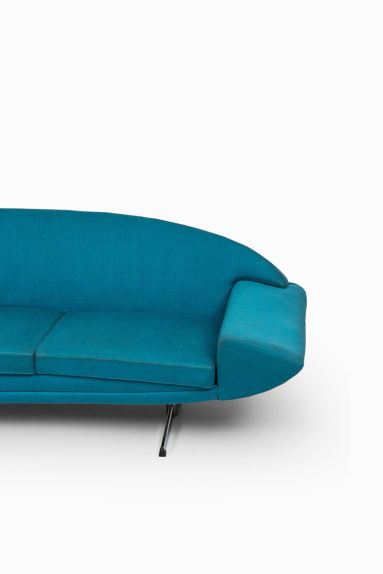 Mid-Century Modern Johannes Andersen Sofa Model Capri by Trensum in Sweden