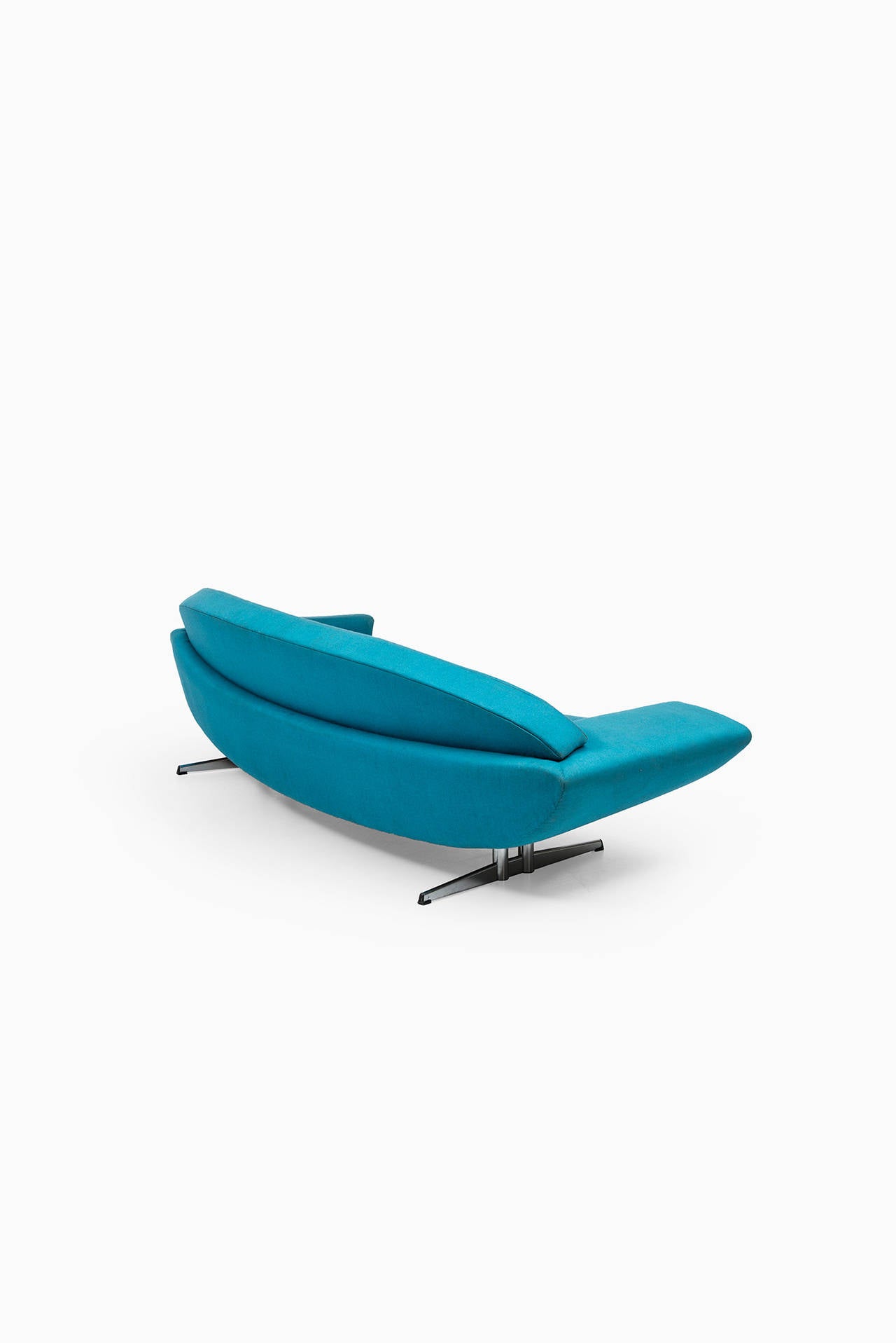 Steel Johannes Andersen Sofa Model Capri by Trensum in Sweden