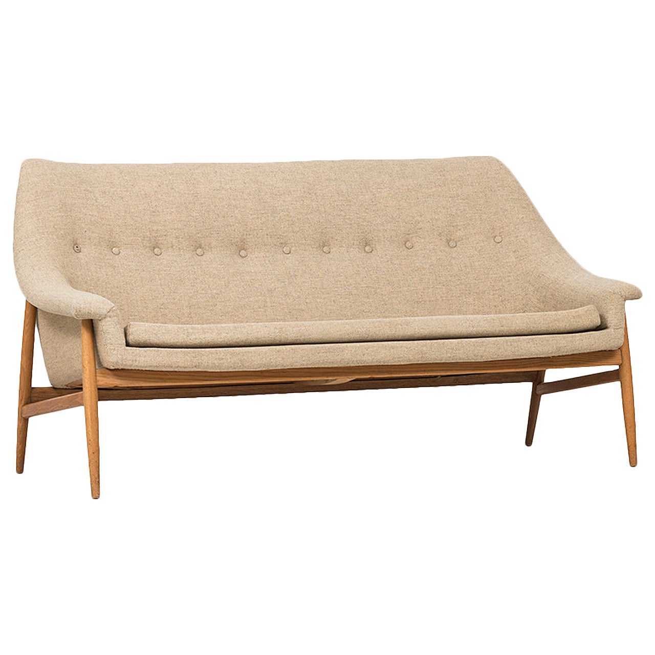 Mid-Century Sofa in the Style of Ib Kofod-Larsen