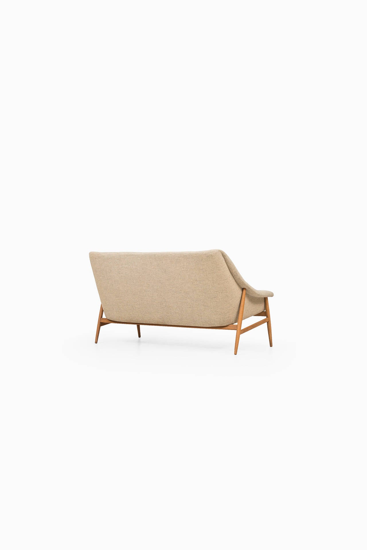 Oak Mid-Century Sofa in the Style of Ib Kofod-Larsen