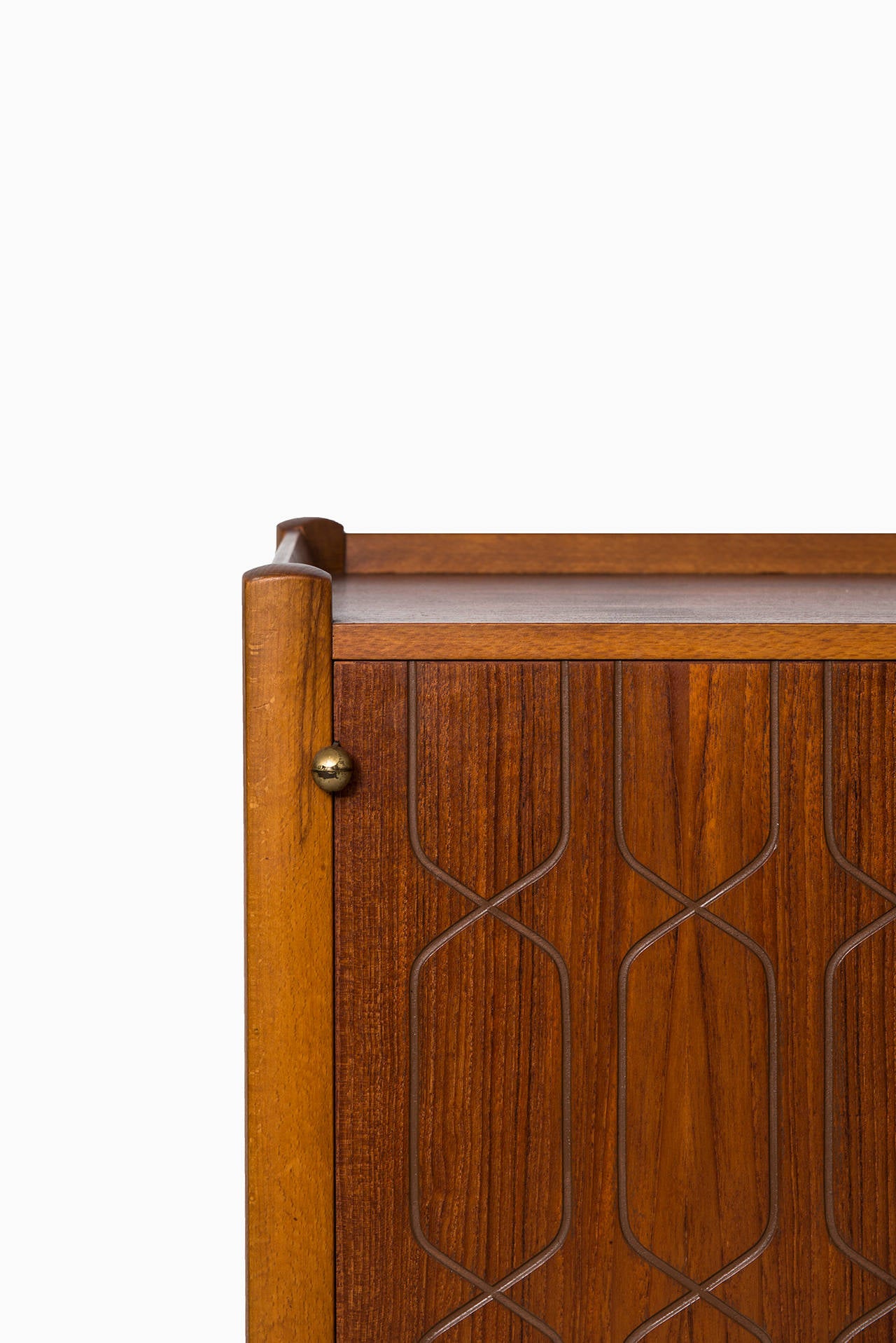 David Rosén Cabinet in Teak Produced by Nordiska Kompaniet in Sweden In Excellent Condition In Limhamn, Skåne län
