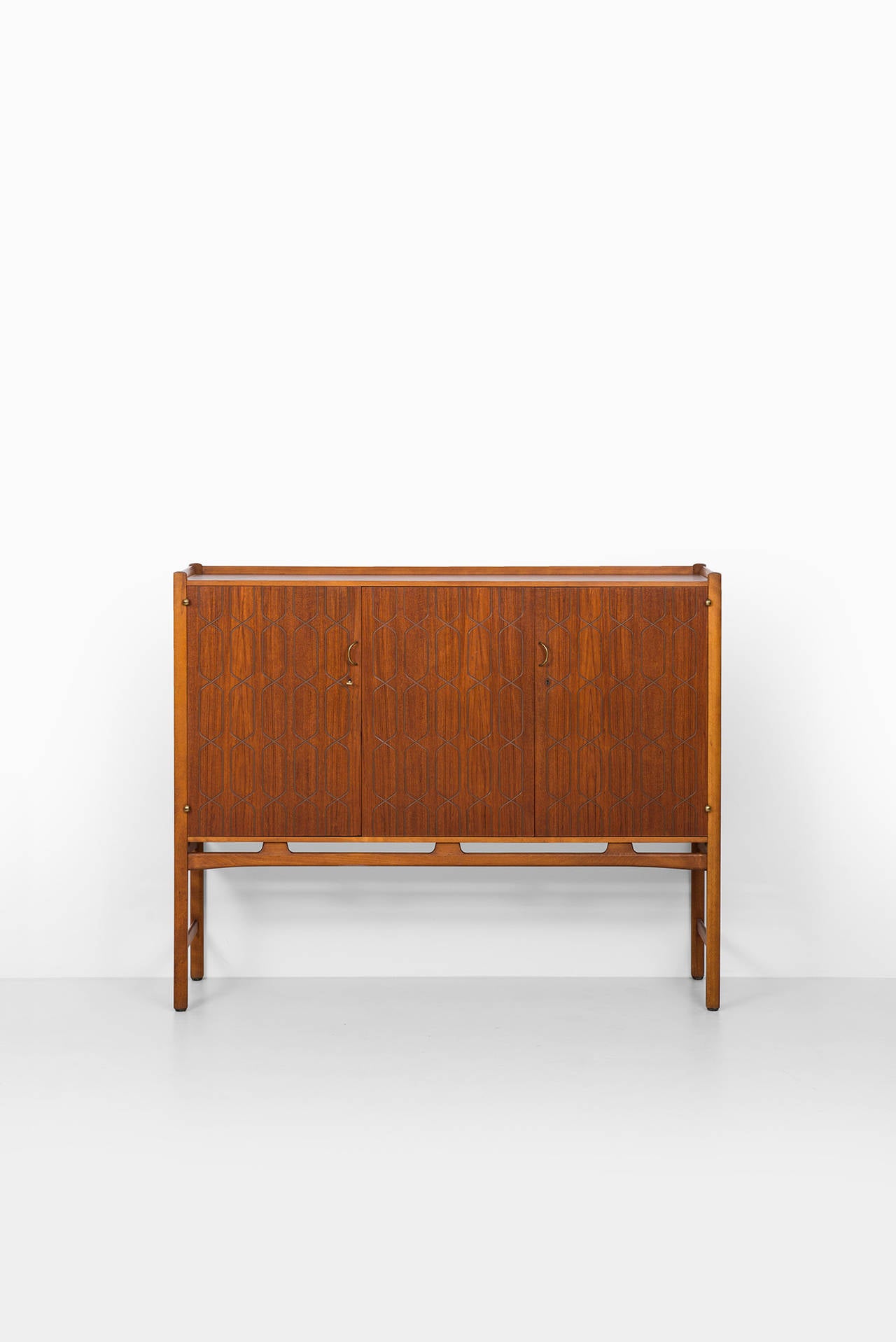 David Rosén Cabinet in Teak Produced by Nordiska Kompaniet in Sweden 3