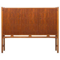 David Rosén Cabinet in Teak Produced by Nordiska Kompaniet in Sweden