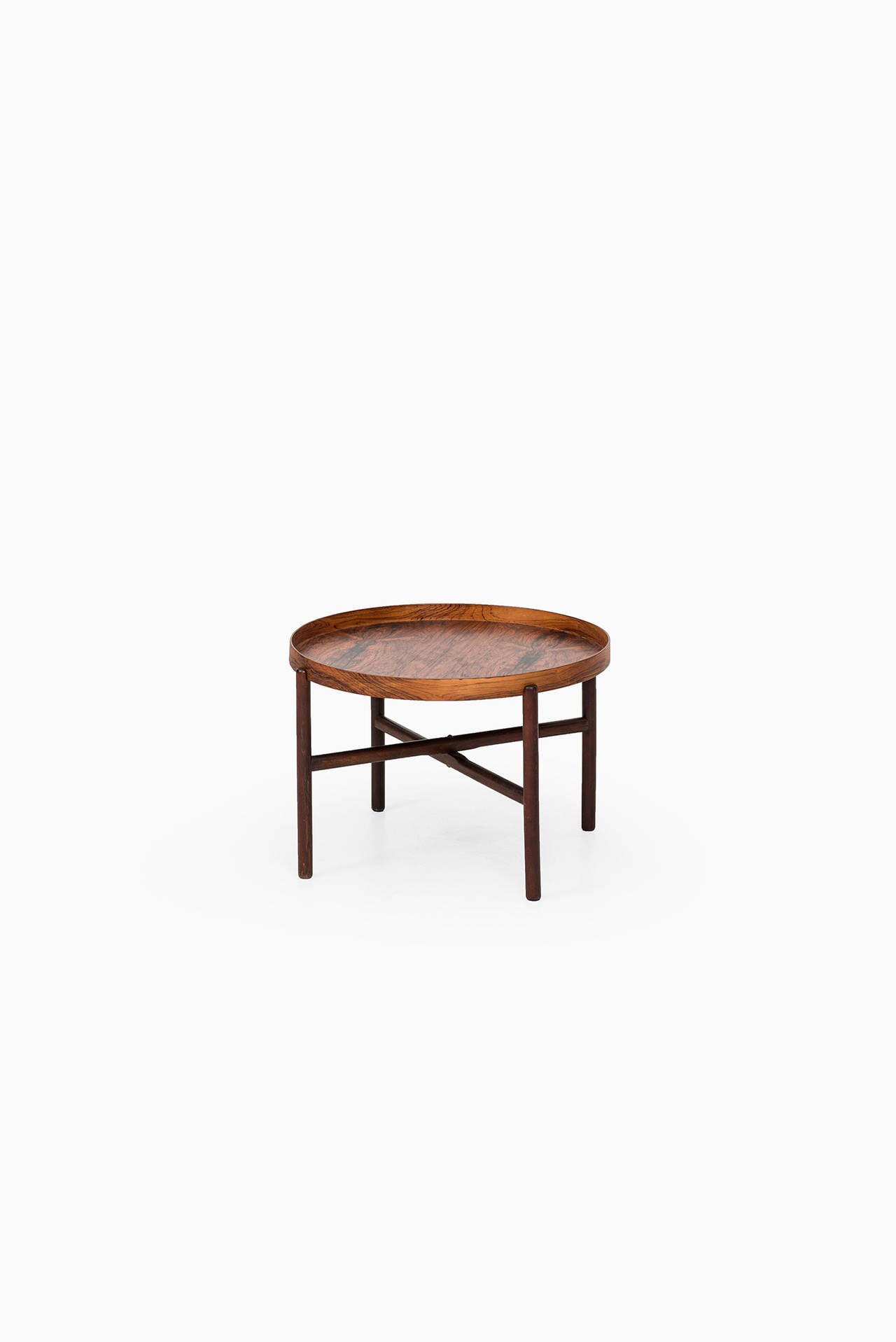 Rare side table in rosewood designed by Torsten Johansson. Produced by AB Formträ in Sweden.