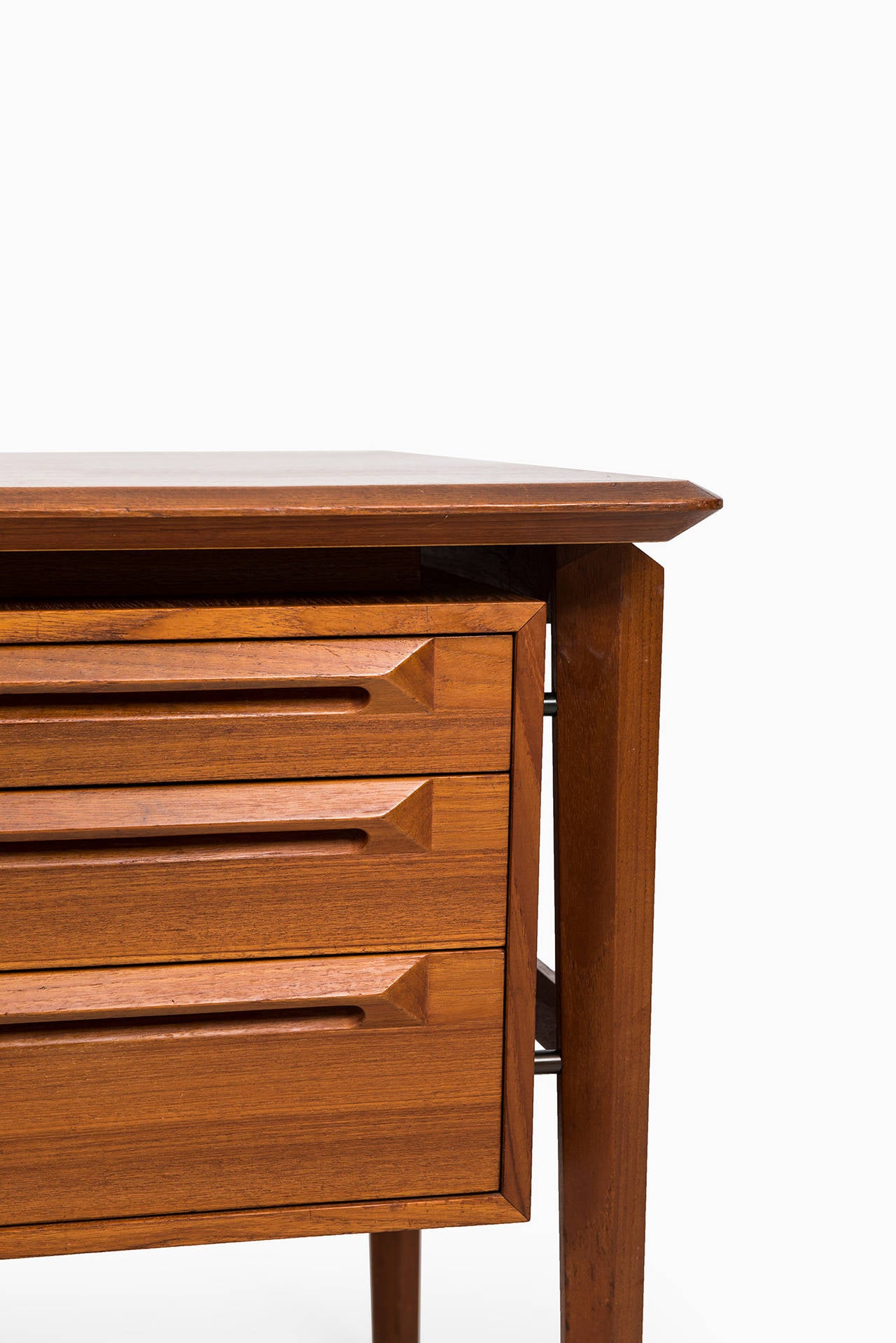 Mid-Century Modern Ib Kofod-Larsen Desk in Teak Produced by Seffle Möbelfabrik