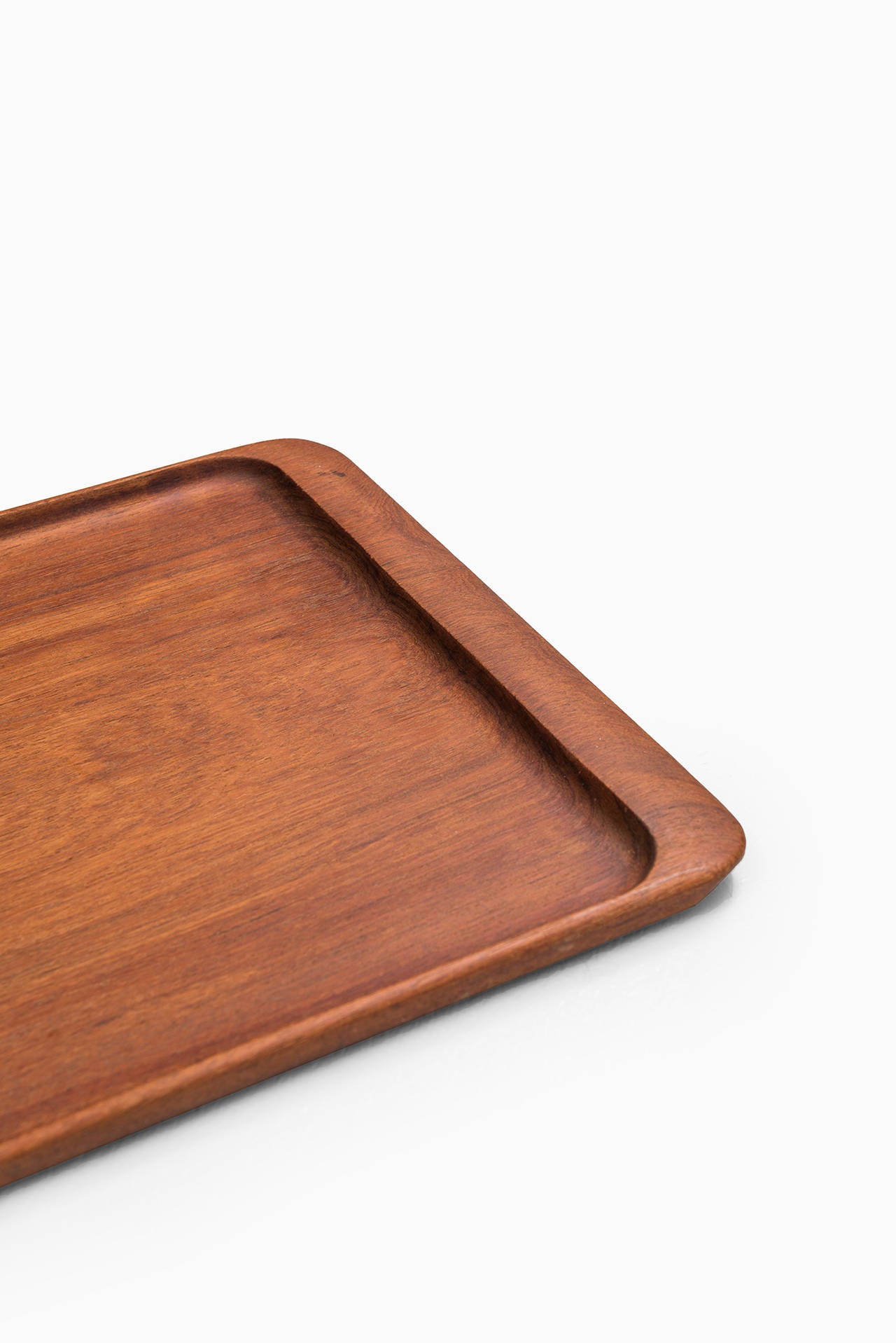 Mid-Century Modern Johnny Mattsson Tray in Teak by Upsala Slöjd in Sweden