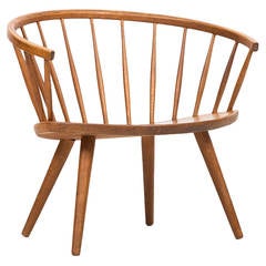 Yngve Ekström Easy Chair, Model Arka by Stolab in Sweden