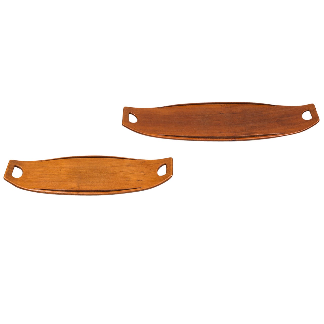 Jens Quistgaard Serving Trays in Teak by Dansk in Denmark