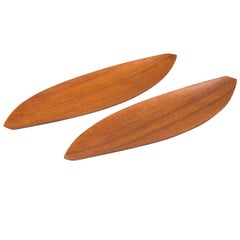 Shigemichi Aomine Trays in Teak by N.C.C. in Japan