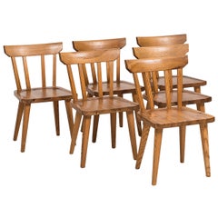Carl Malmsten Dining Chairs in Pine by Karl Andersson & Söner in Sweden
