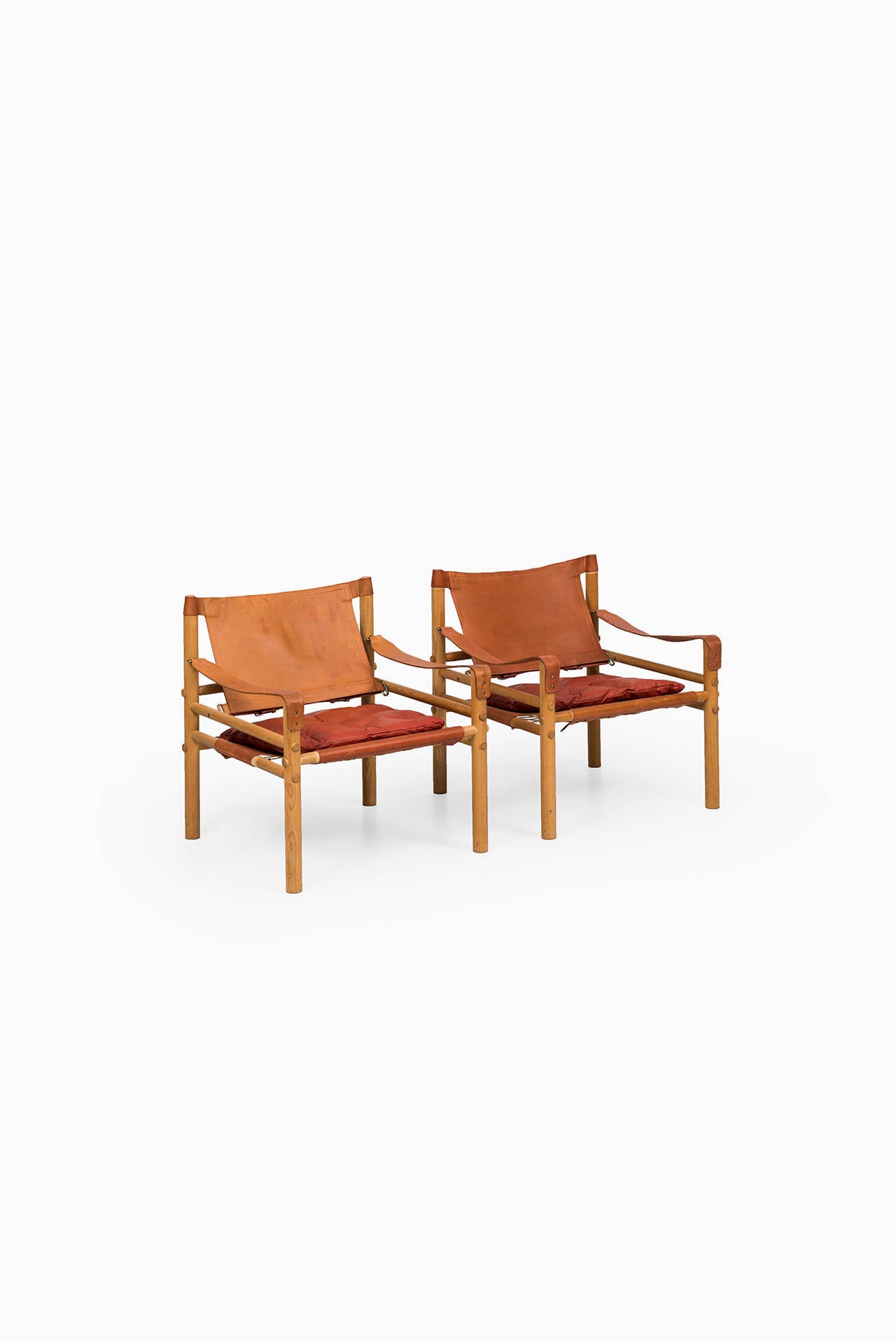 Arne Norell Sirocco Easy Chairs by Norell AB in Sweden 1