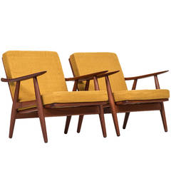 Hans Wegner Easy Chairs Model GE-270 by Getama in Denmark