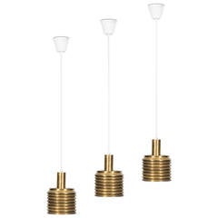 Hans-Agne Jakobsson Ceiling Lamps in Brass