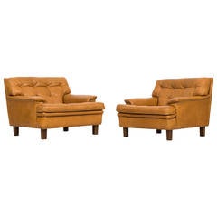 Arne Norell Easy Chairs, Model Merkur by Norell Ab in Sweden 3