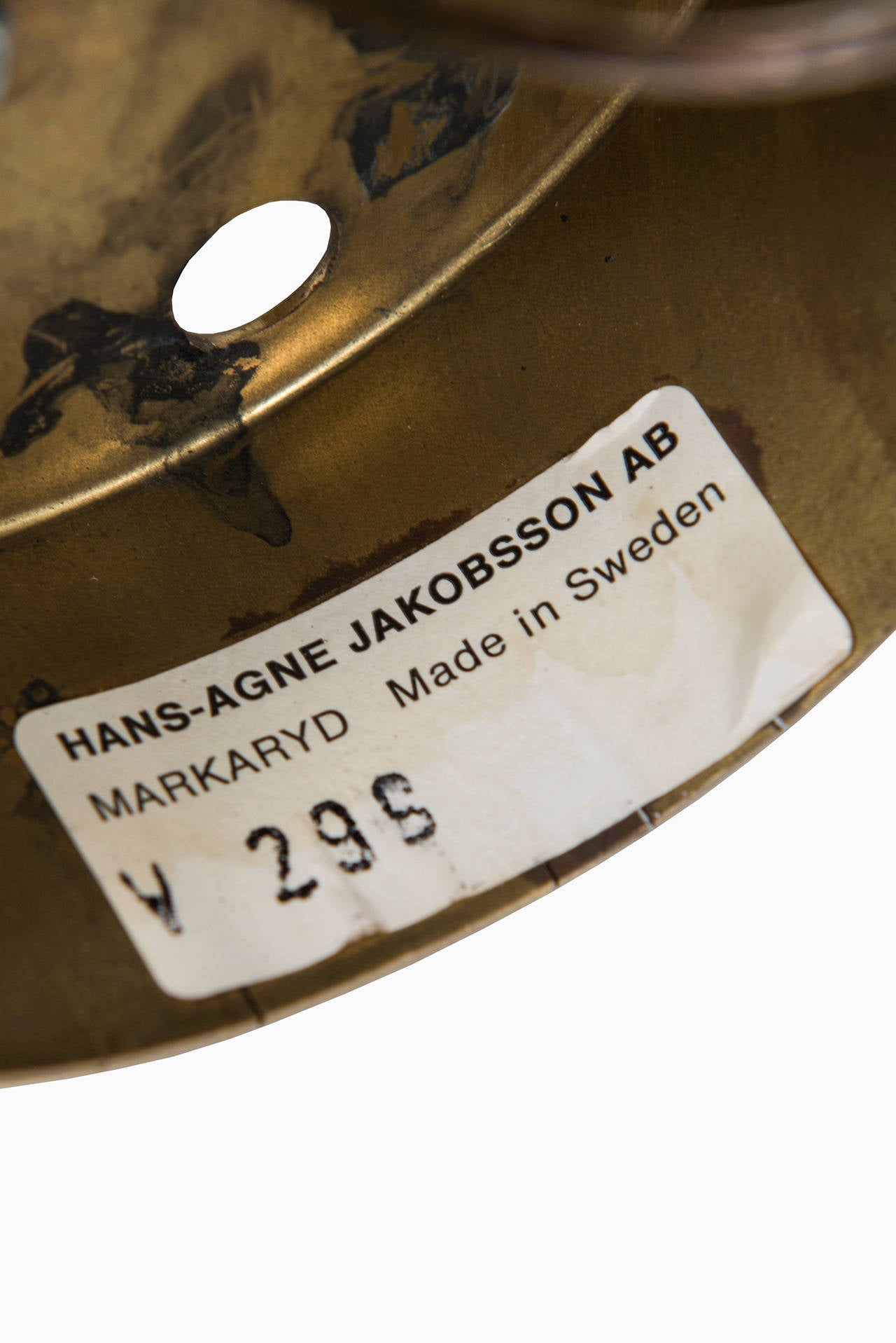 Hans-Agne Jakobsson Wall Lamps in Brass by Hans-Agne Jakobsson in Sweden 3