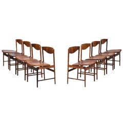 Ib Kofod-Larsen Dining Chairs by Seffle MöBelfabrik in Sweden