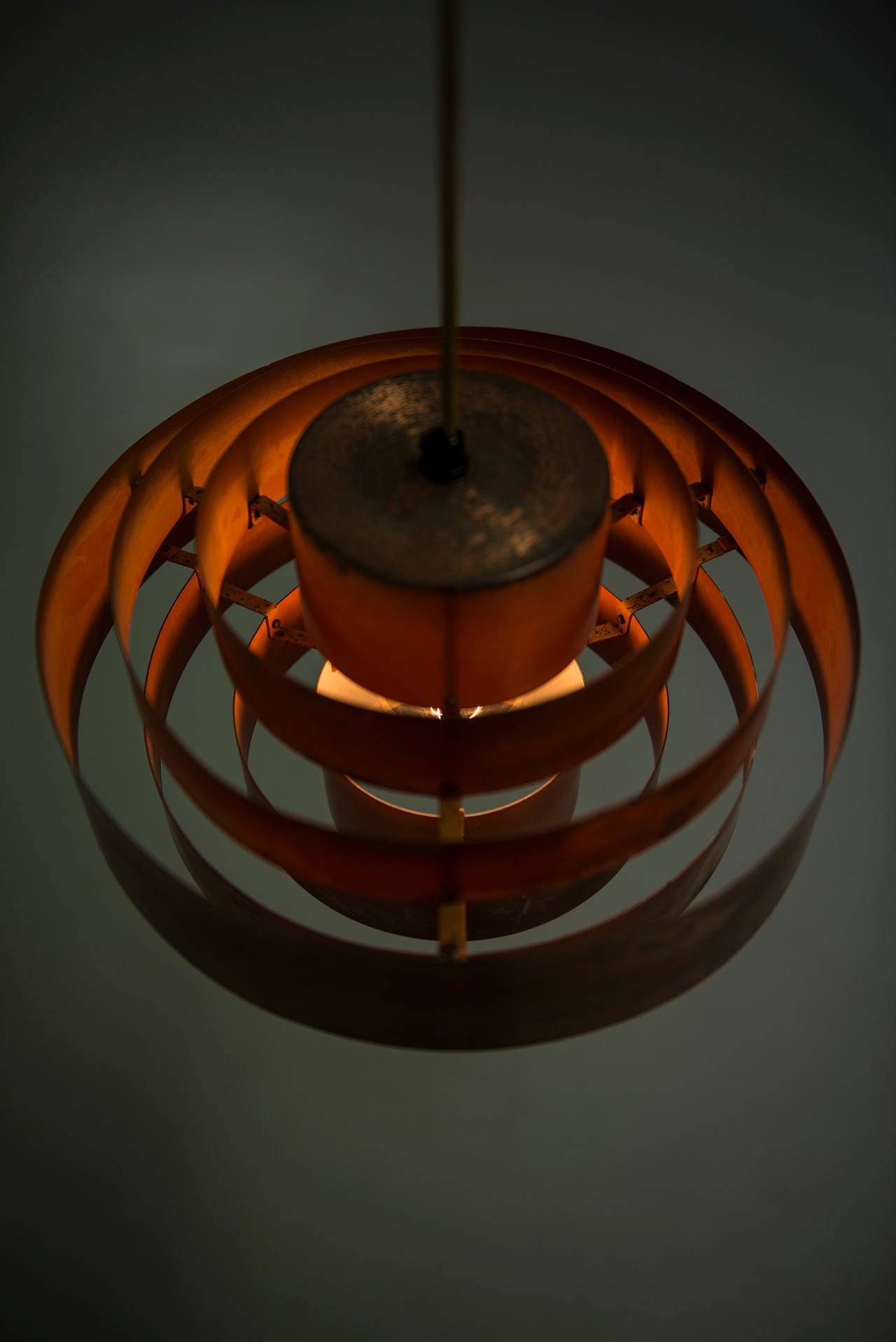 Danish Jo Hammerborg Ceiling Lamp, Model Ultra by Fog & Mørup in Denmark