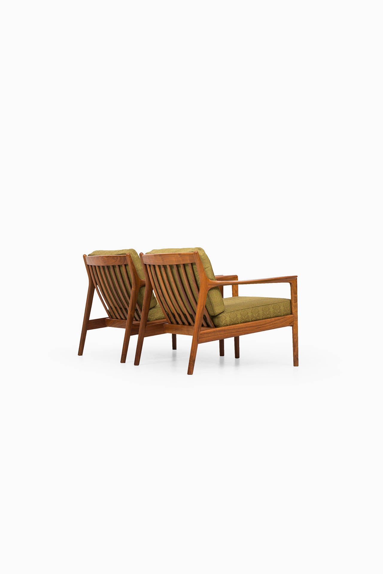 Swedish Folke Ohlsson Easy Chairs, Model USA-75, by Dux in Sweden