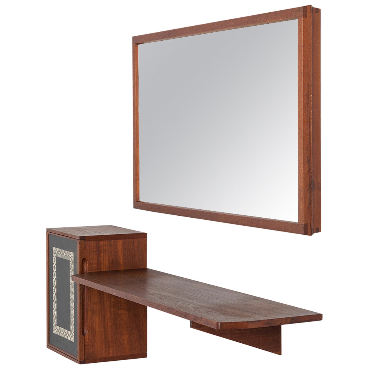 Hans-Agne Jakobsson Hall Furniture with Mirror in Teak