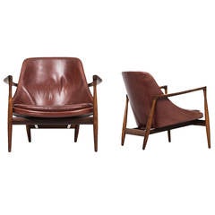 Ib Kofod-Larsen Elizabeth Easy Chairs by Christensen & Larsen in Denmark 6