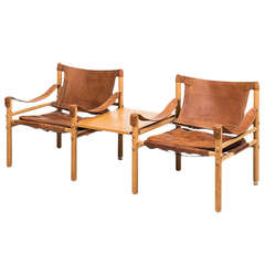 Arne Norell Sirocco Easy Chairs Produced by Arne Norell AB, Aneby, Sweden