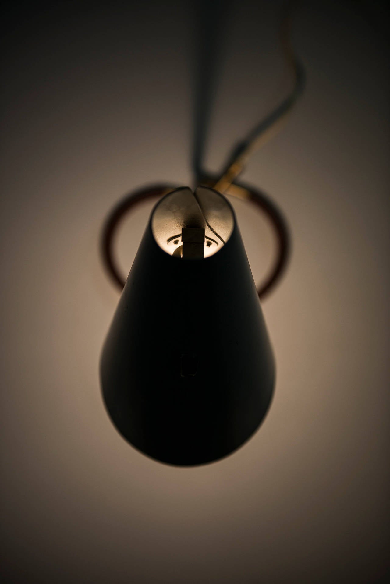 Mid-20th Century Hans Bergström Table Lamp Model No. 711 by Ateljé Lyktan in Åhus, Sweden