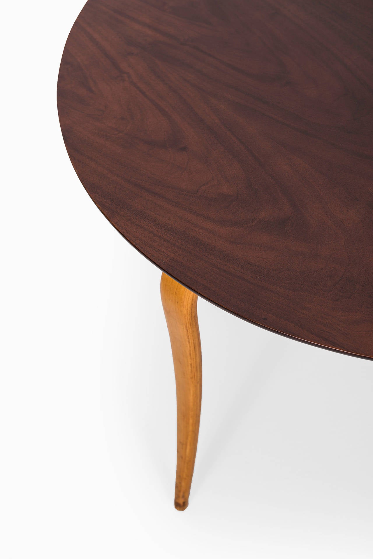 Tavolino da caffè Sture B. Ohlsson in faggio e mogano