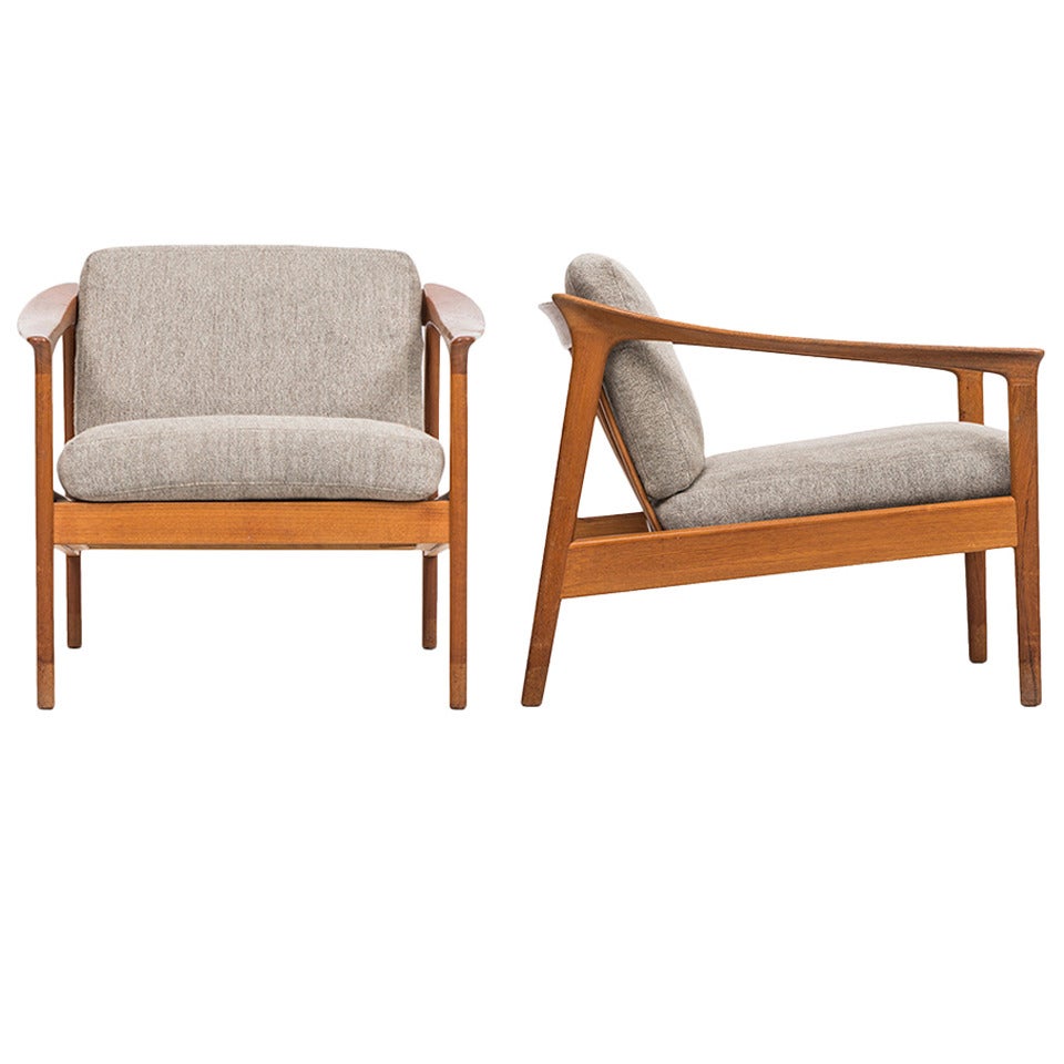 Folke Ohlsson "Colorado" Easy Chairs Produced by Bodafors, Sweden