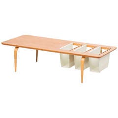 Bruno Mathsson Low Side or Magazine Table by Karl Mathsson in Sweden