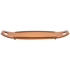 Jens Quistgaard Serving Tray in Teak Produced by Dansk